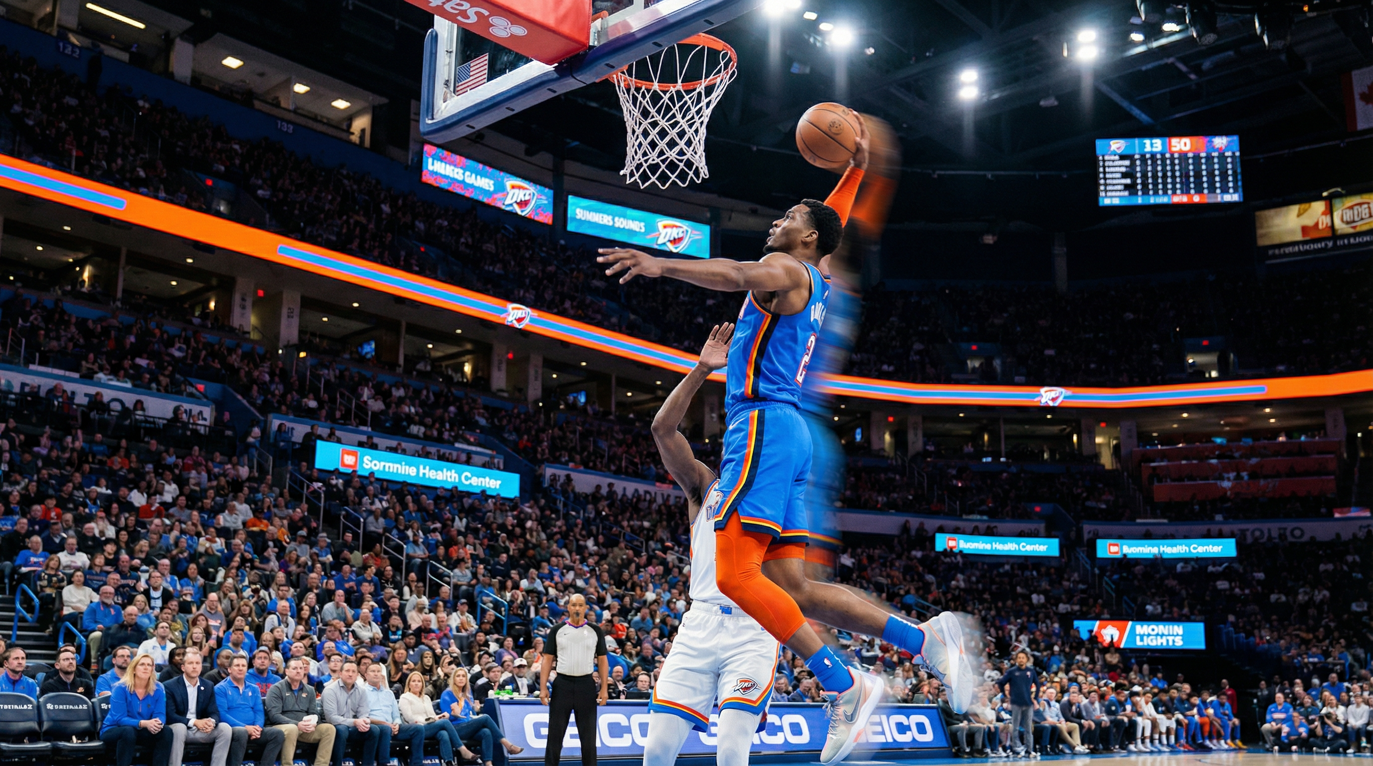 NBA篮球比赛精彩画面